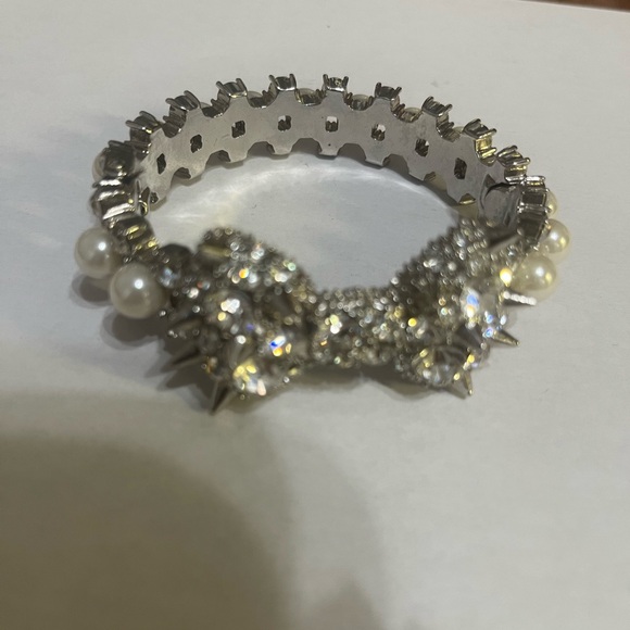 Betsey Johnson Jewelry - Betsey Johnson Silver and Pearl Bracelet